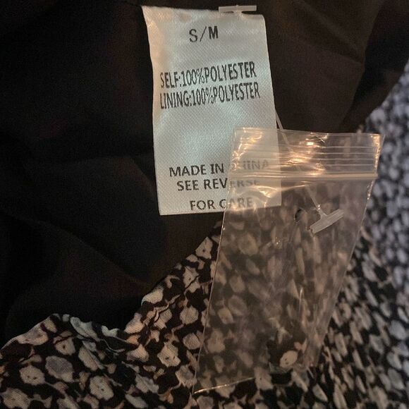 Nordstrom Wishlist V Neck Long Sleeve A-Line Dress S/M New - Picture 6 of 10